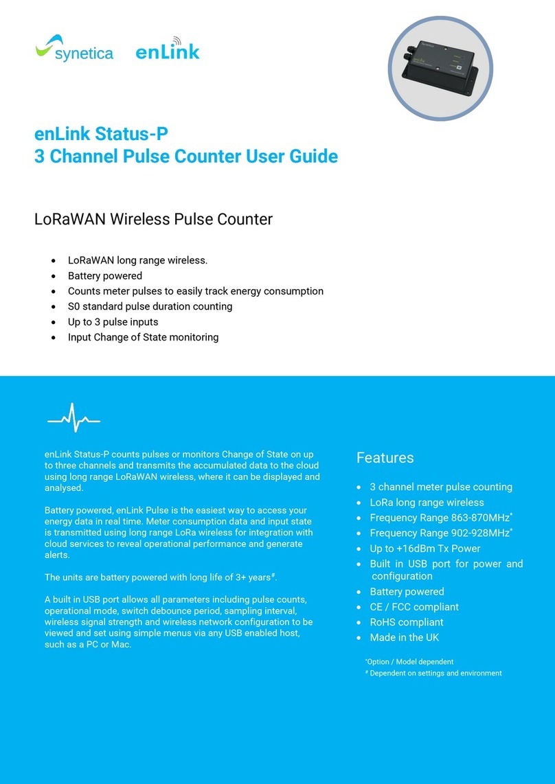 Synetica enLink Status-P user guide