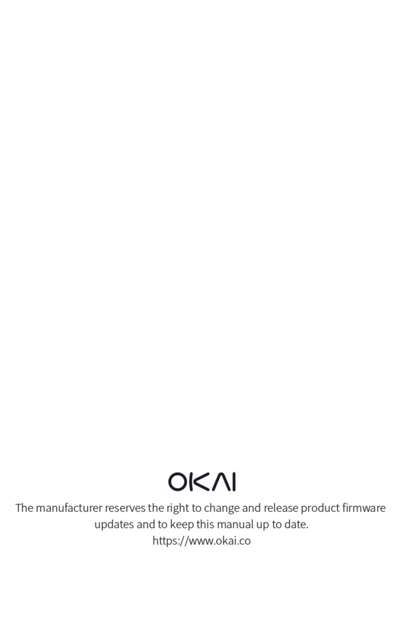 OKAI ES50B User manual