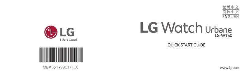 LG Watch Urbane quick start guide