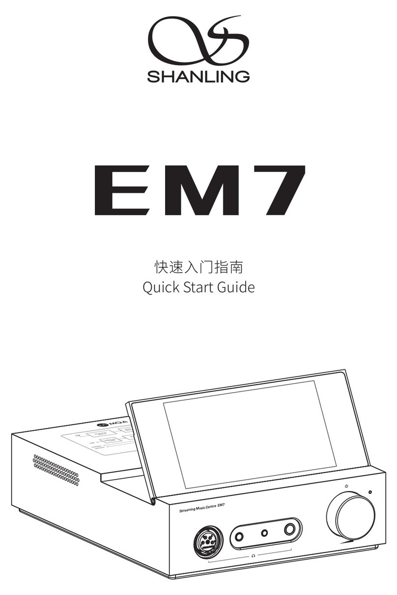 Shanling EM7 quick start guide