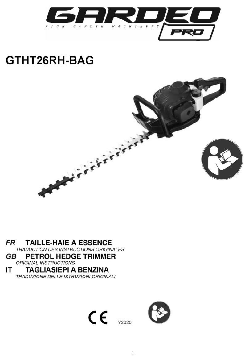 GARDEO PRO GTHT26RH-BAG User manual