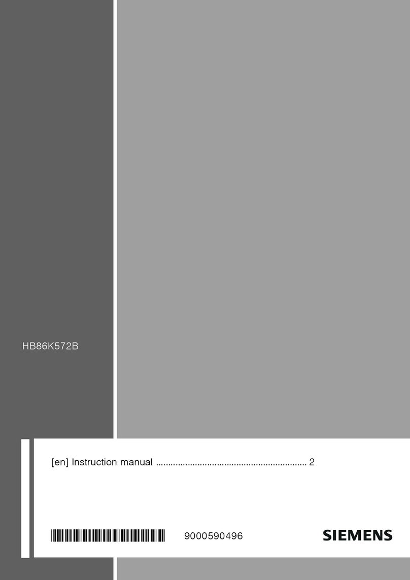Siemens HB86K572B User manual