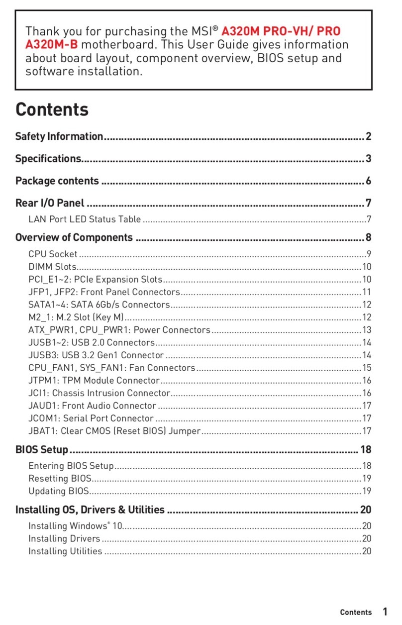 MSI A320M PRO-VH manual