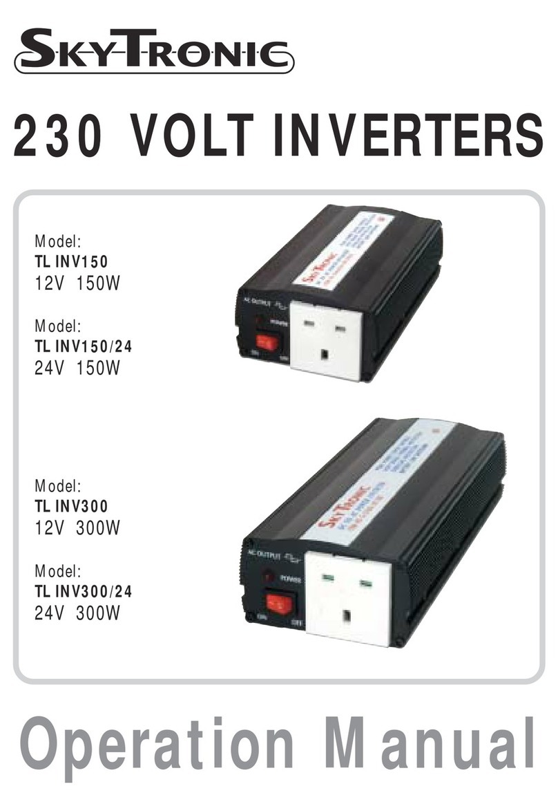 SKYTRONIC TL INV150 Operation manual