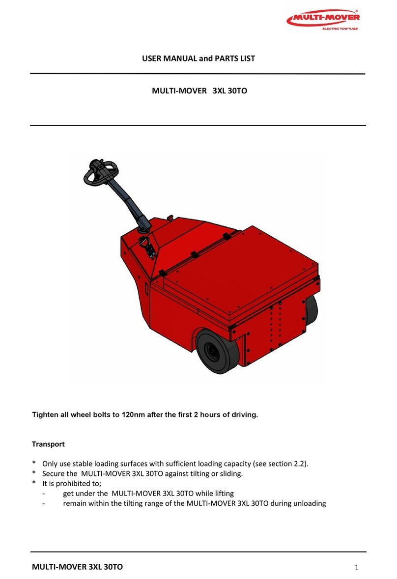 Multi-Mover 3XL 30TO User manual and parts list