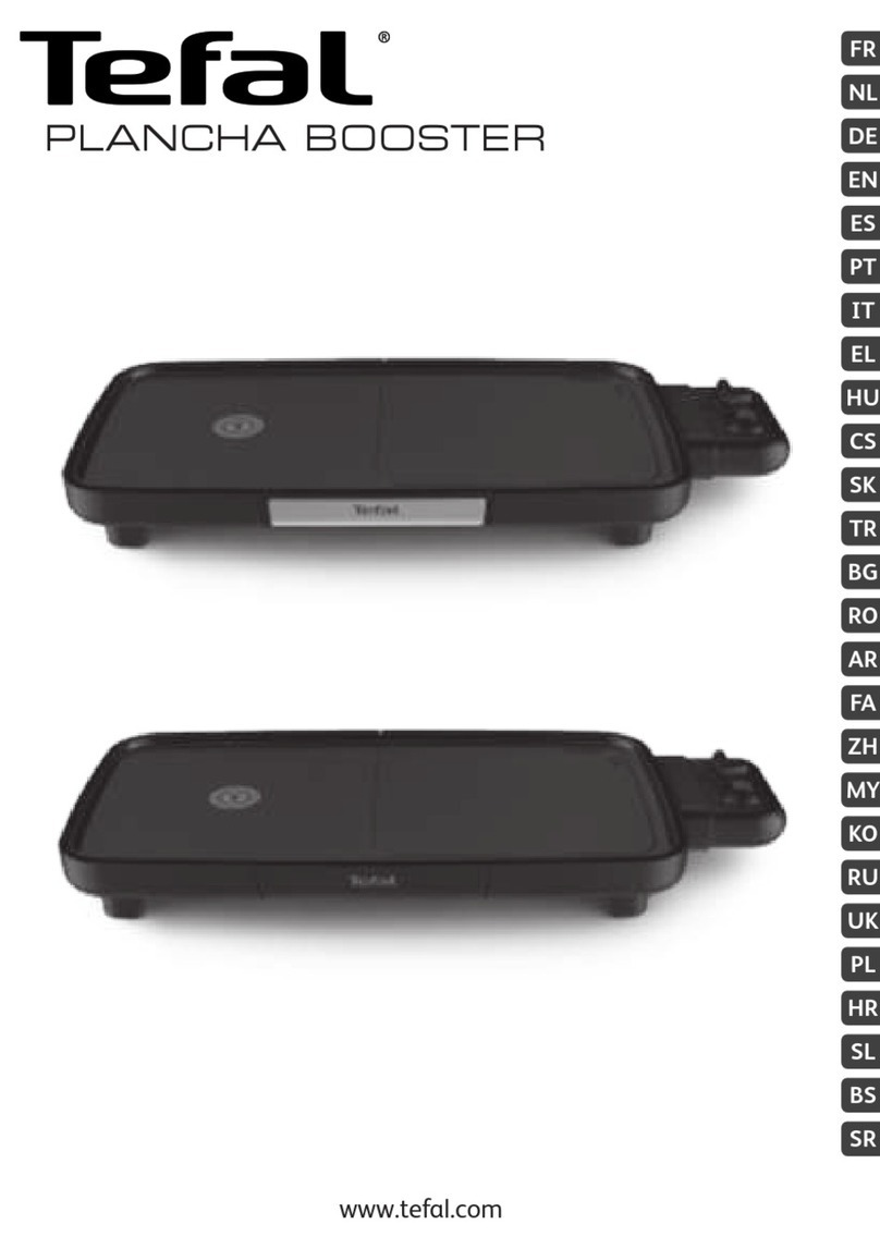 TEFAL Plancha Booster User manual
