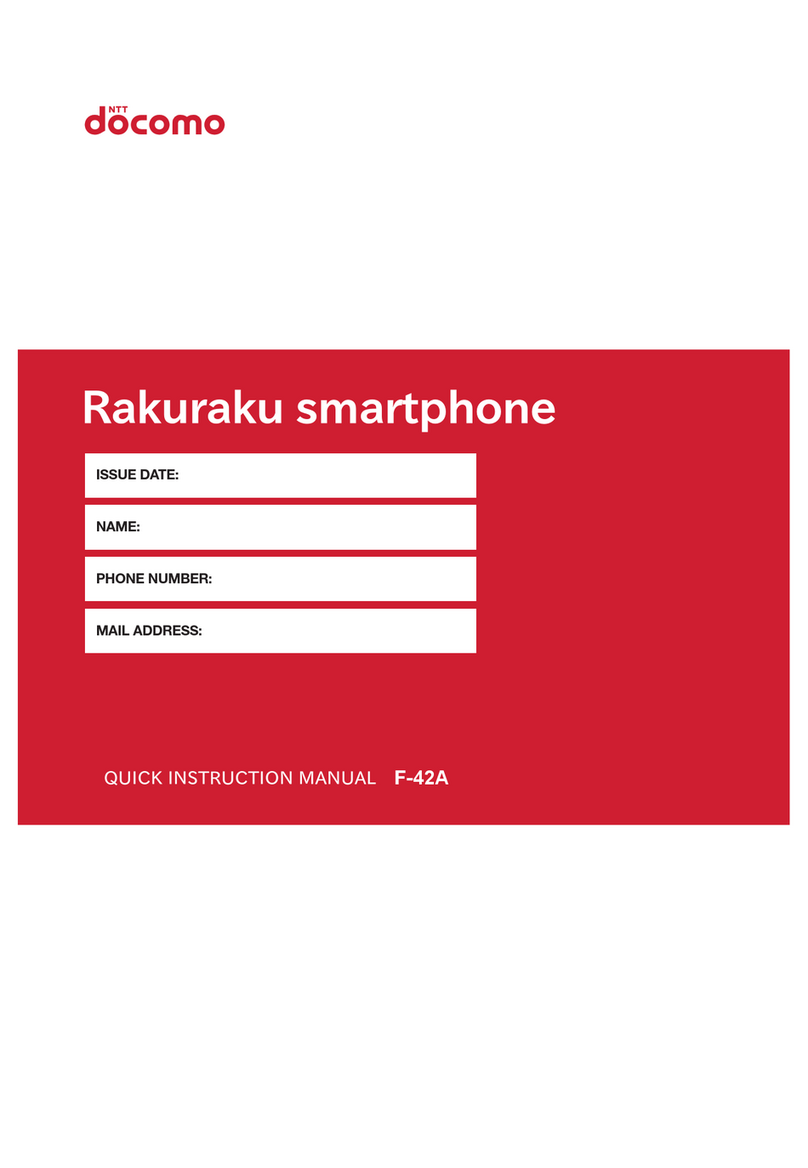 Docomo F-42A User manual
