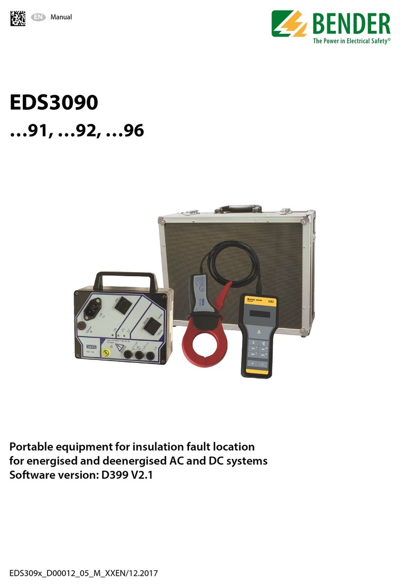 Bender EDS309 Series User manual