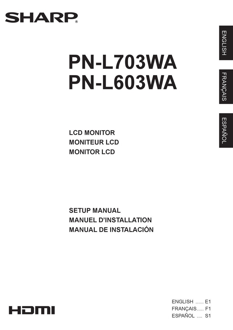 Sharp PN-L603WA User guide