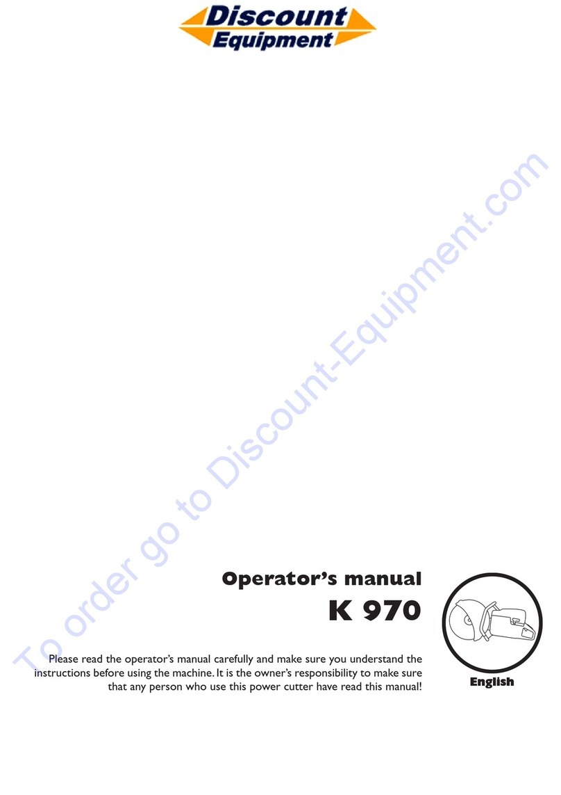 Husqvarna K 970 Operator's manual