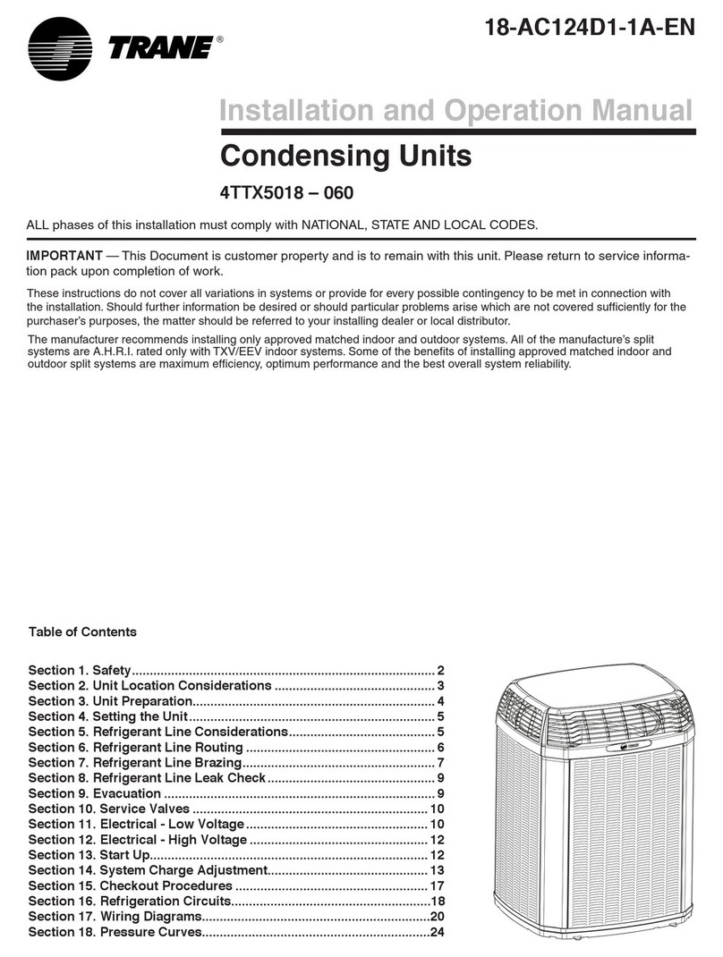 Trane 4TTX5018-060 User manual