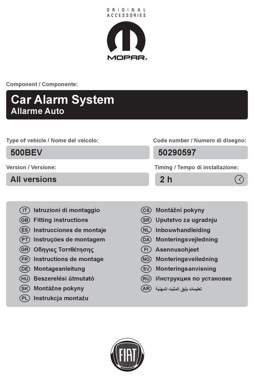Mopar 500BEV Fitting instructions