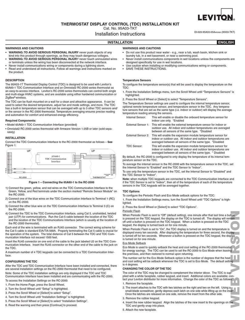 Leviton 95A03-TKT User manual