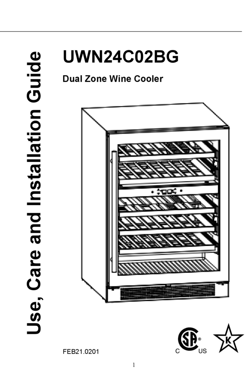 Zephyr UWN24C02BG Installation guide