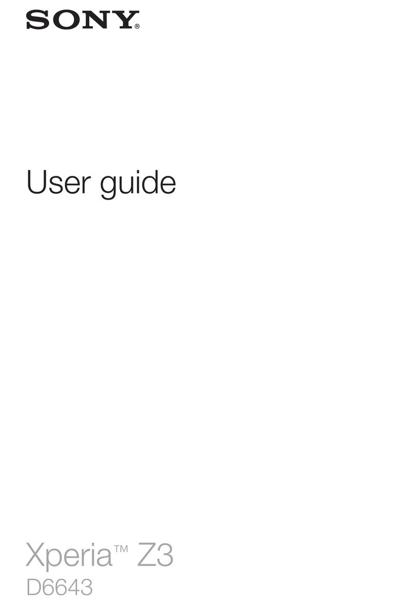 Sony D6643 User manual Sony D6643 User manual