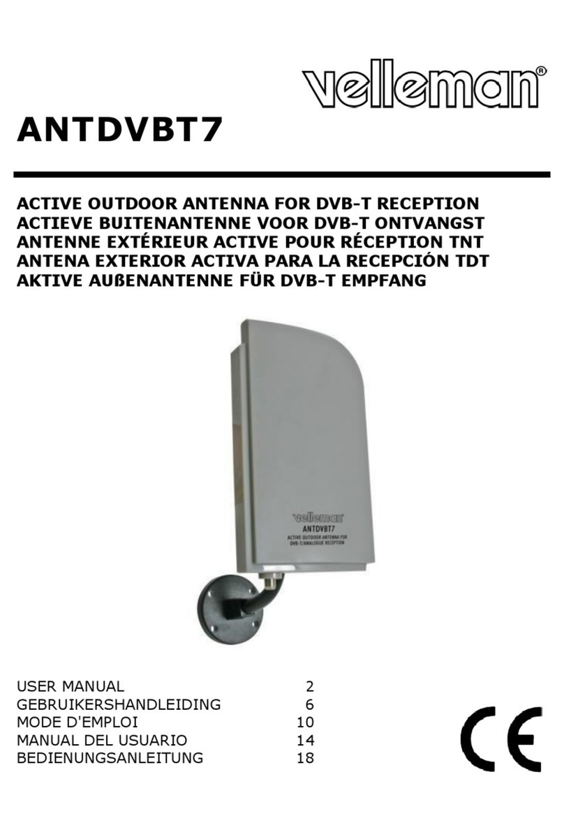 Velleman ANTDVBT7 user manual