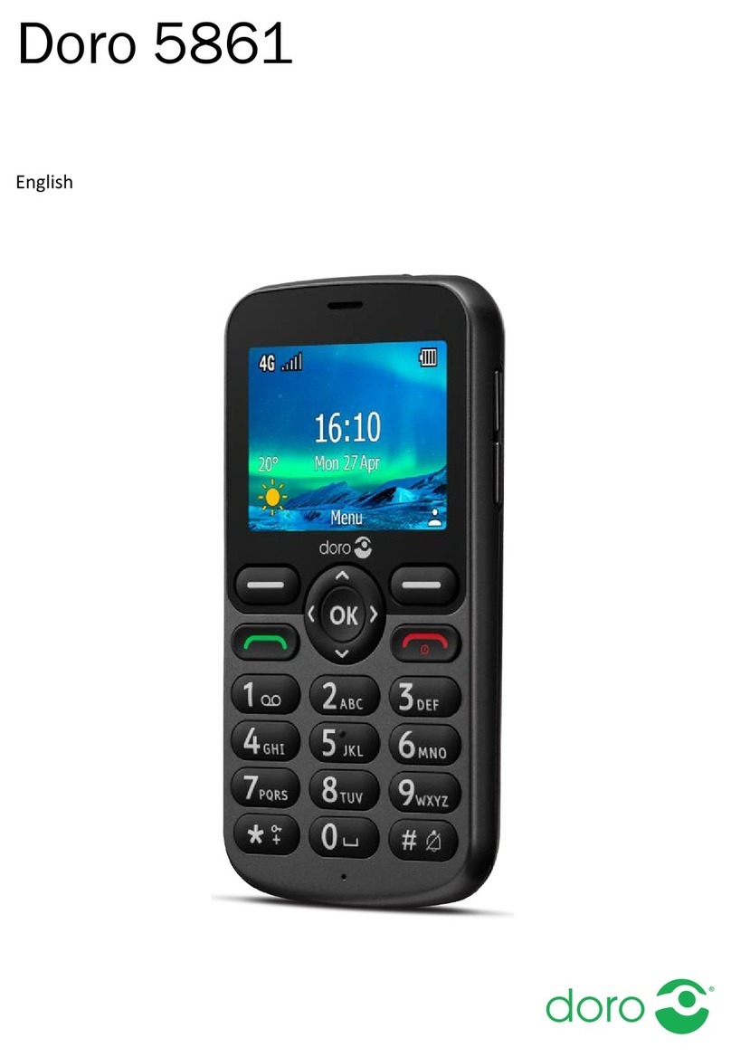 Doro 5861 User manual