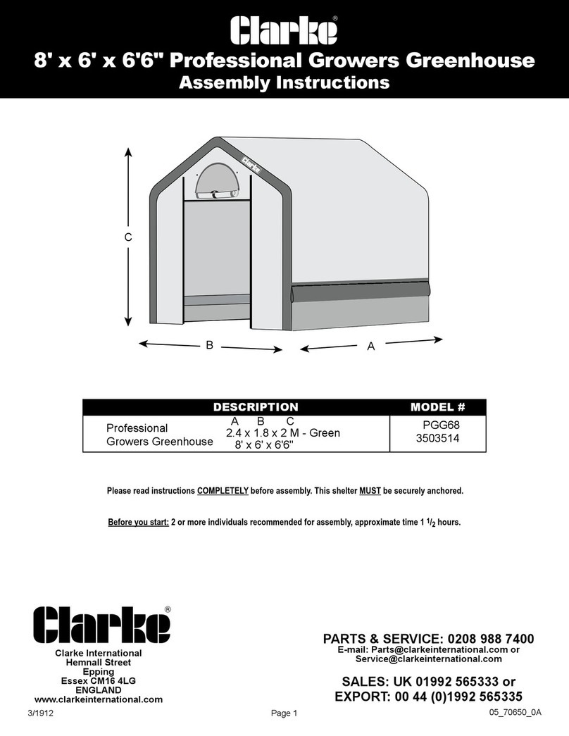 Clarke PGG68 Assembly instructions