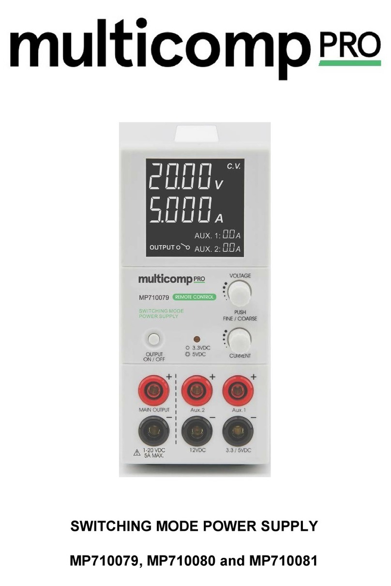 multicomp pro MP710080 user manual