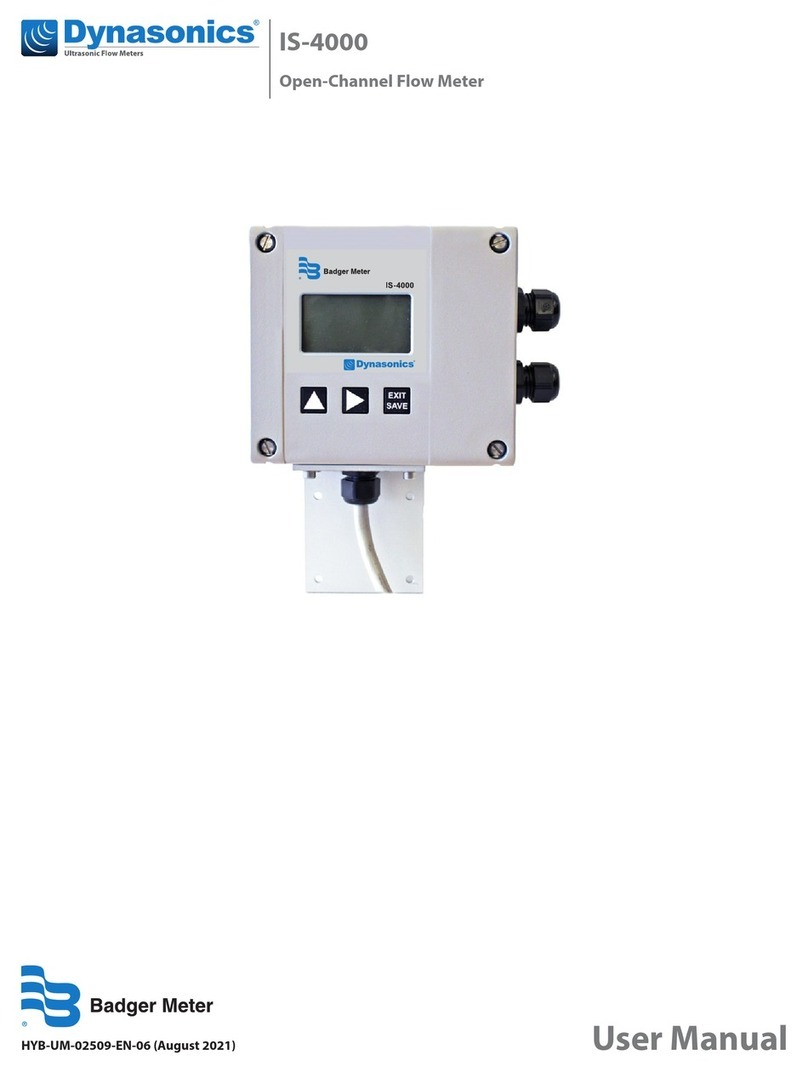 Badger Meter Dynasonics IS-4000 user manual