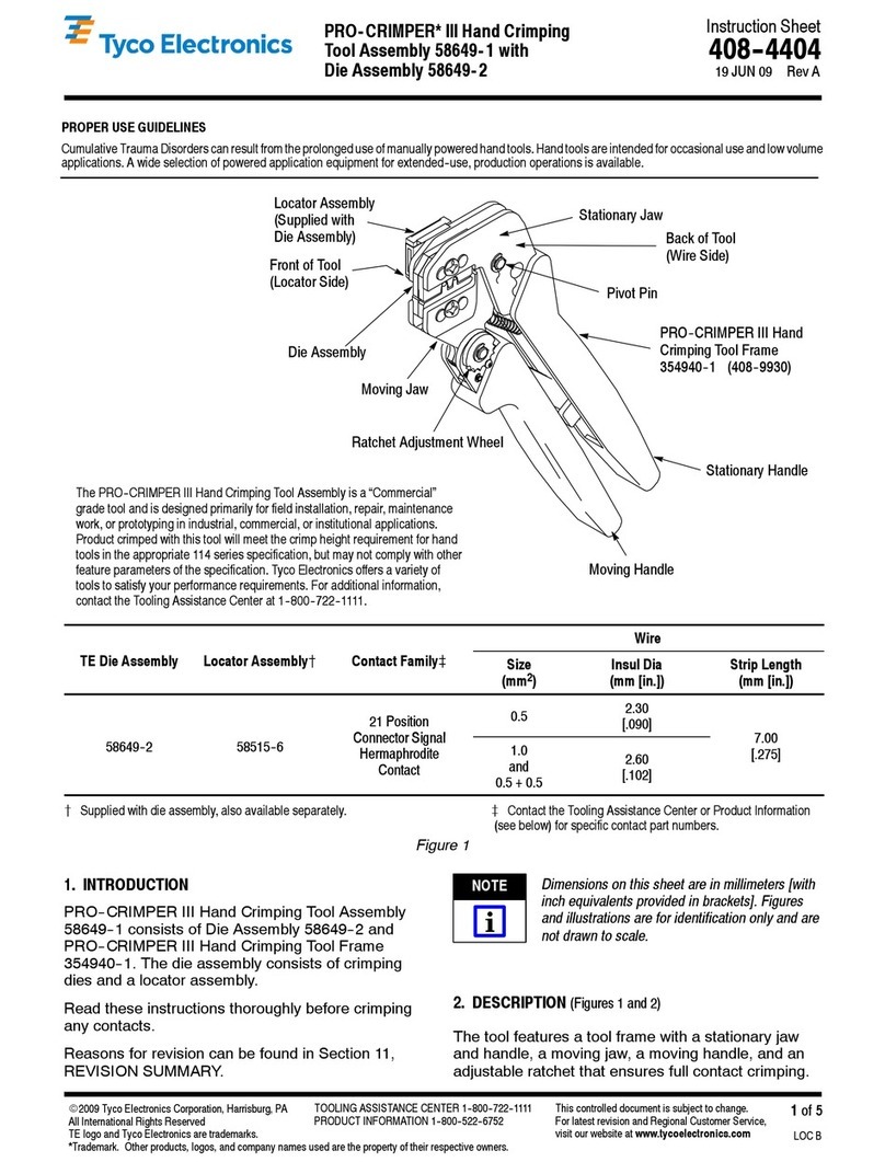 Tyco Electronics 58649-1 User manual