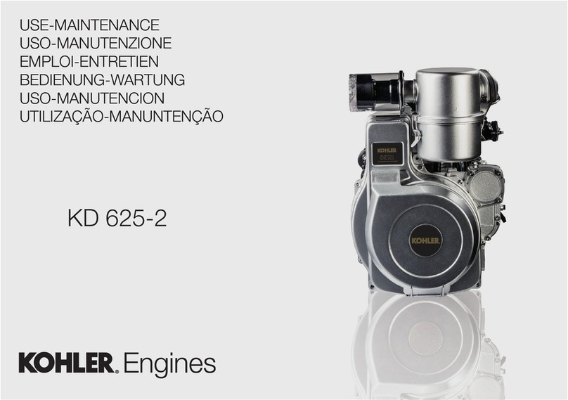Kohler KD 625/2 Parts list manual