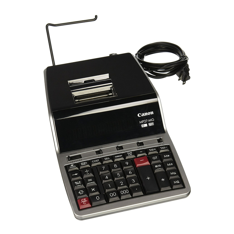 Canon MP27-MG User manual