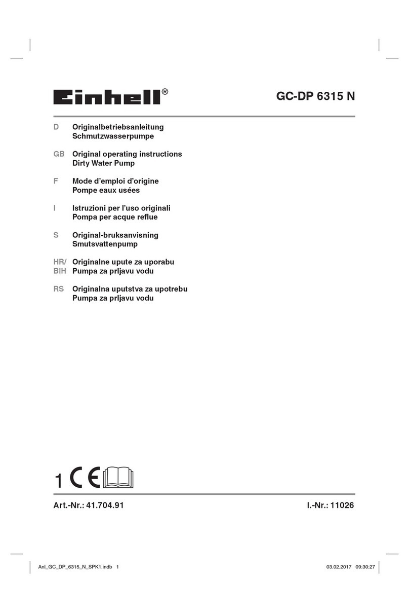 EINHELL GC-DP 6315 N User manual