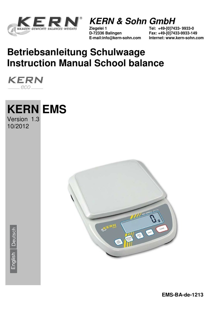KERN EMS User manual