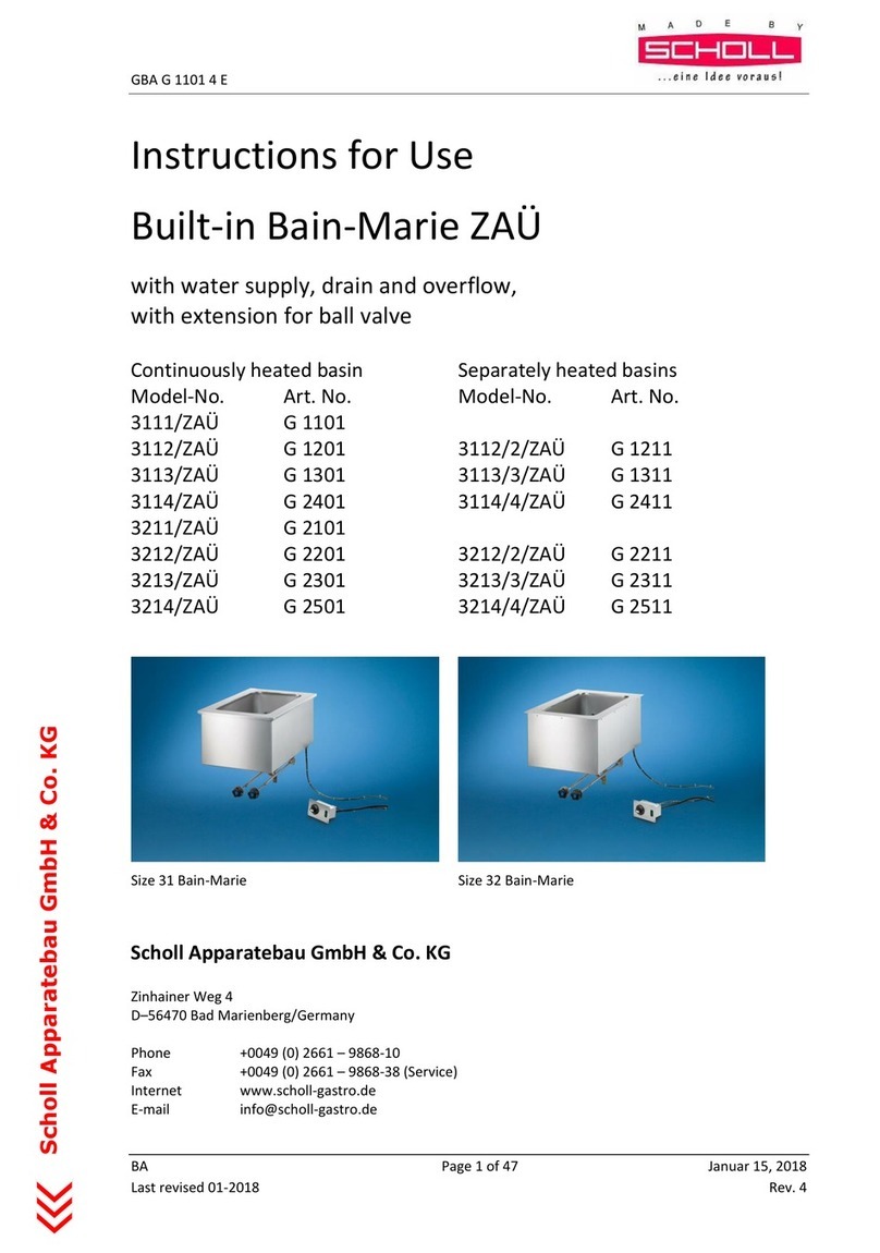 Scholl 3111/ZAU Instructions for use