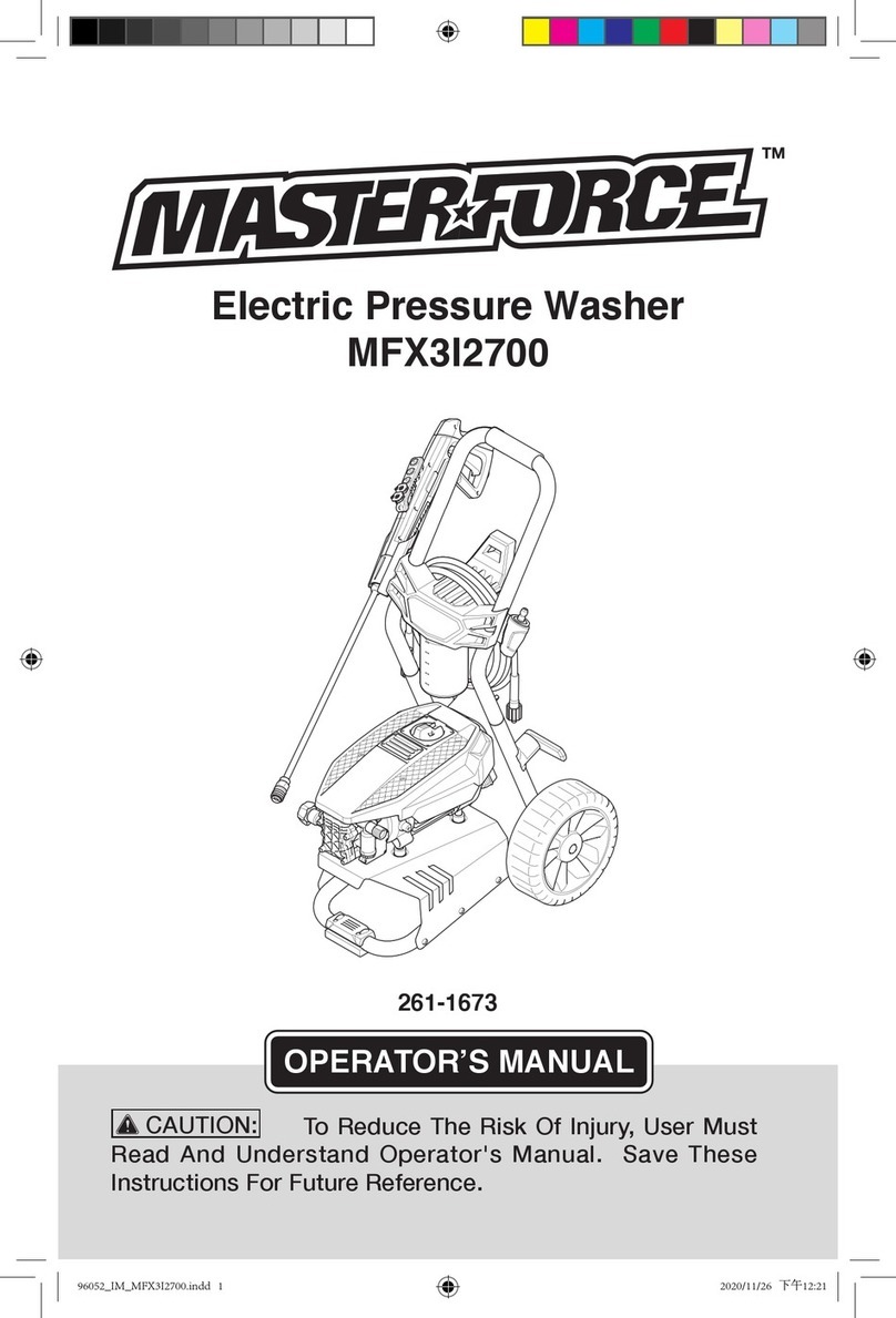 Menards Master-force MFX3I2700 Operator's manual