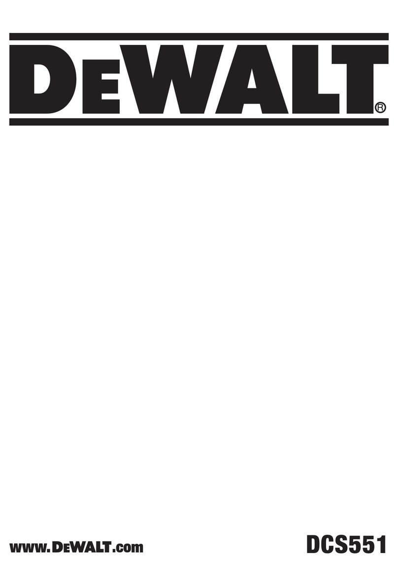 DeWalt XR DCS551N-XJ User manual