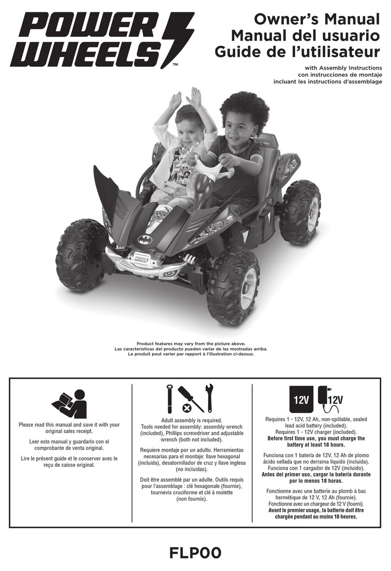 Fisher-Price Power Wheels FLP00 User manual Fisher-Price Power Wheels FLP00 User manual