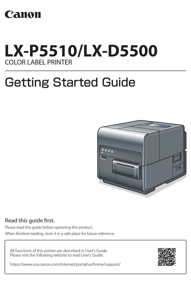 Canon LX-P5510 Getting started guide