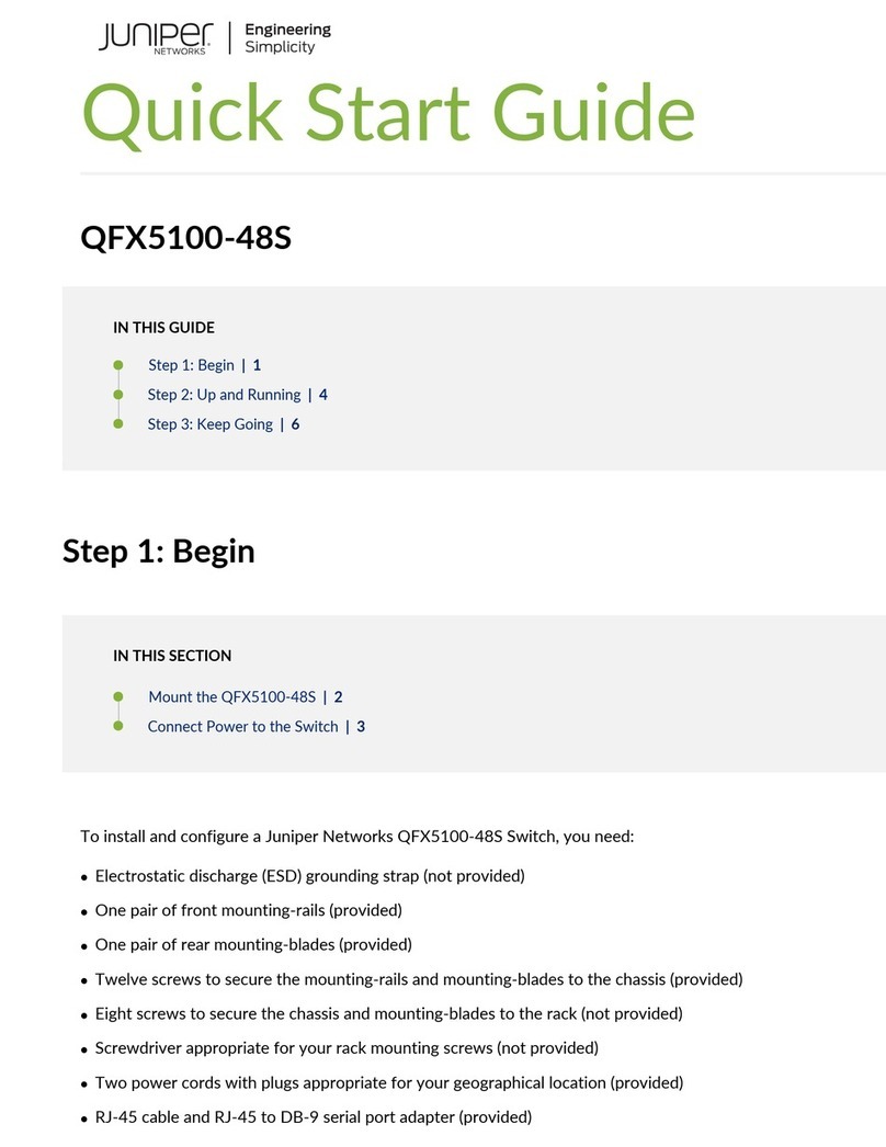 Juniper QFX5100-48S quick start guide