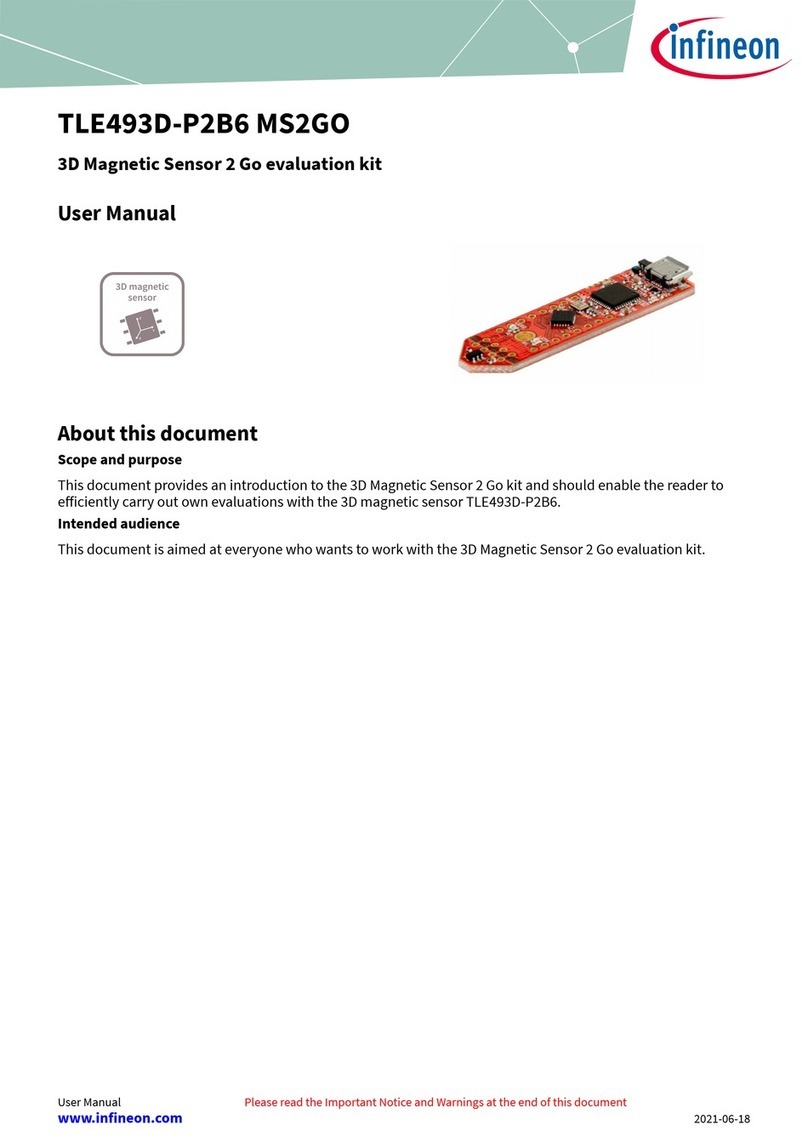 Infineon TLE493D-P2B6 MS2GO User manual