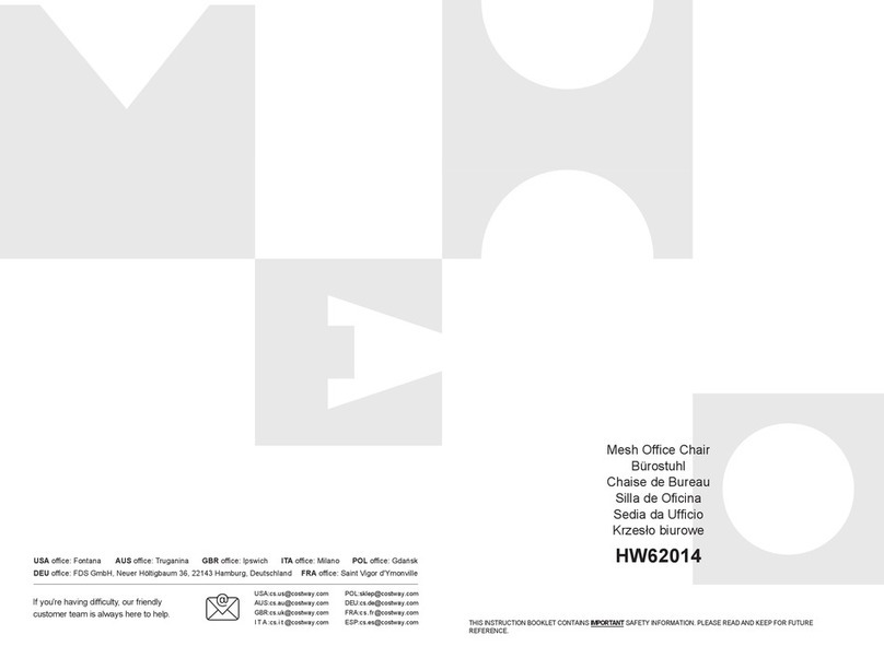 Costway HW62014 Assembly instructions Costway HW62014 Assembly instructions
