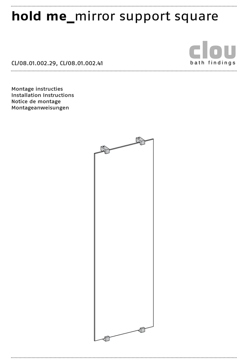 Clou hold me CL/08.01.002.29 User manual Clou hold me CL/08.01.002.29 User manual