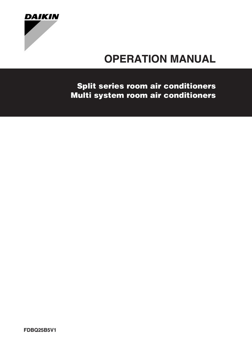 Daikin FDBQ25B5V1 User manual Daikin FDBQ25B5V1 User manual