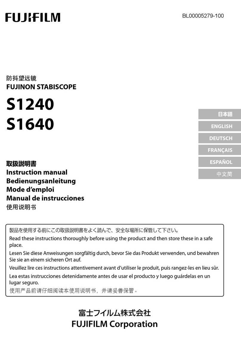 FujiFilm Fujinon Stabiscope S1640 instruction manual FujiFilm Fujinon Stabiscope S1640 instruction manual