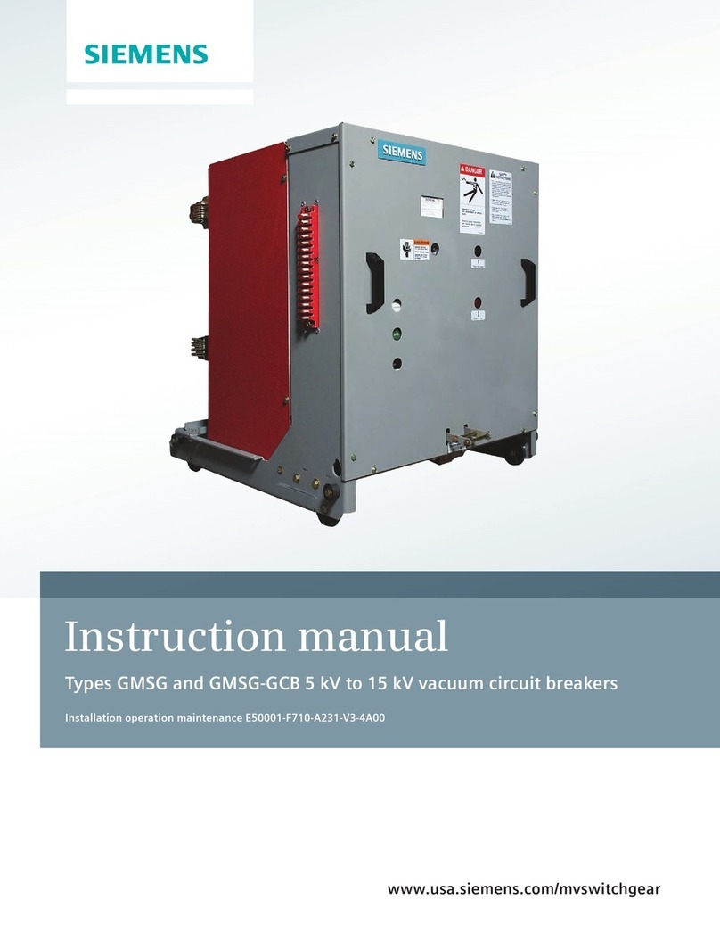 Siemens GMSG-GCB User manual