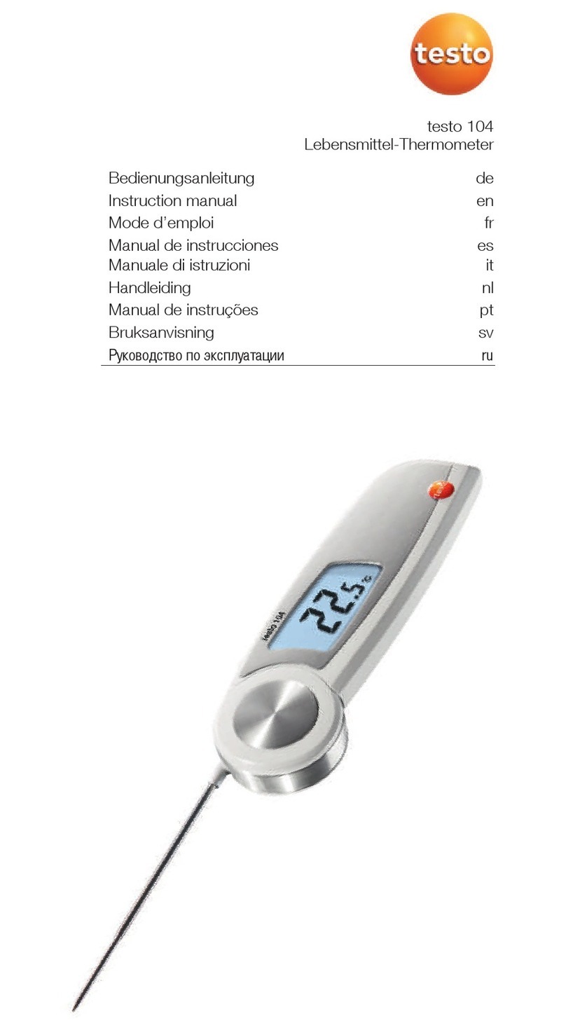 TESTO TEO104 instruction manual