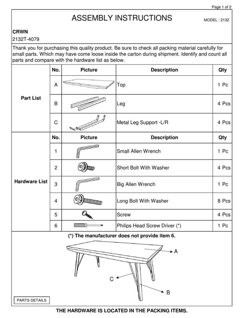 Crown Mark 2132 User manual Crown Mark 2132 User manual