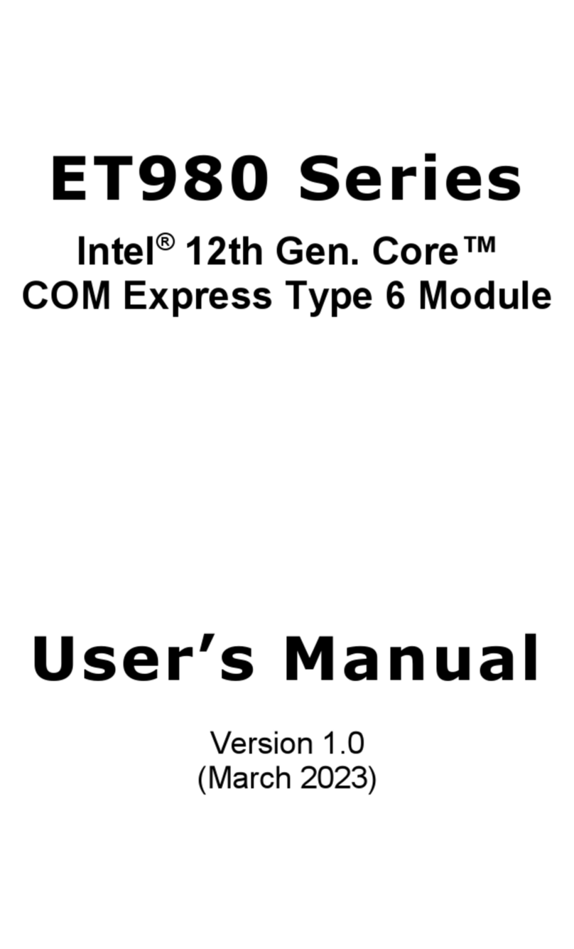 IBASE Technology ET980 Series User manual IBASE Technology ET980 Series User manual