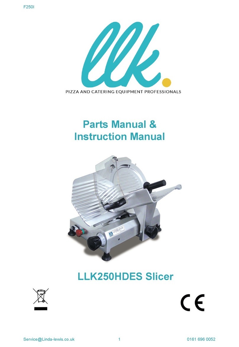 Linda Lewis LLK250HDES instruction manual