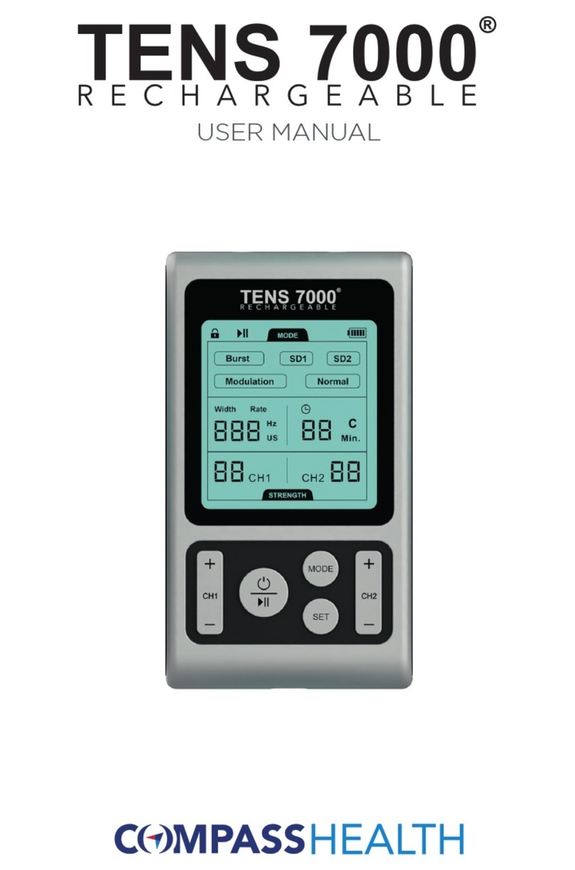 COMPASS HEALTH TENS 7000 user manual