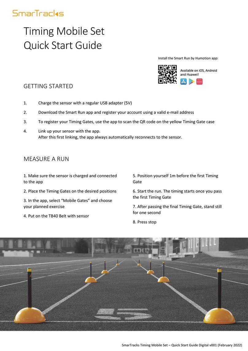 SmarTracks Timing Mobile Set quick start guide