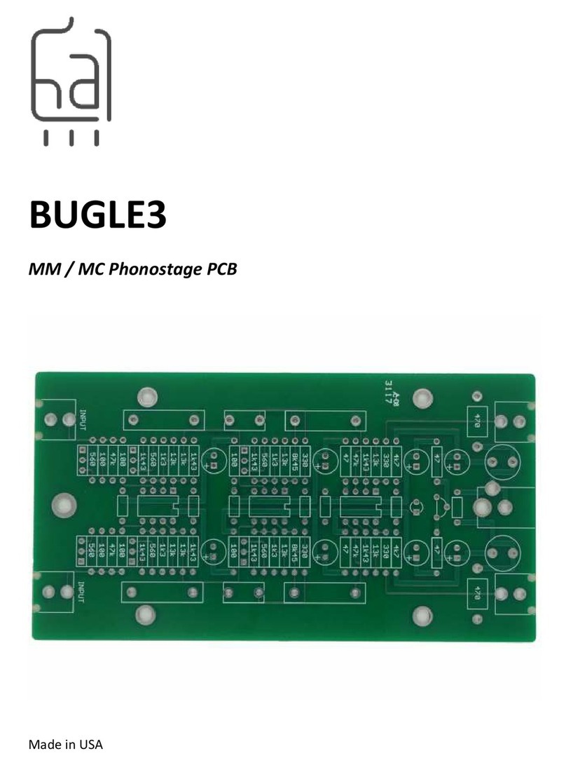 Hagerman Audio Labs BUGLE3 instruction manual