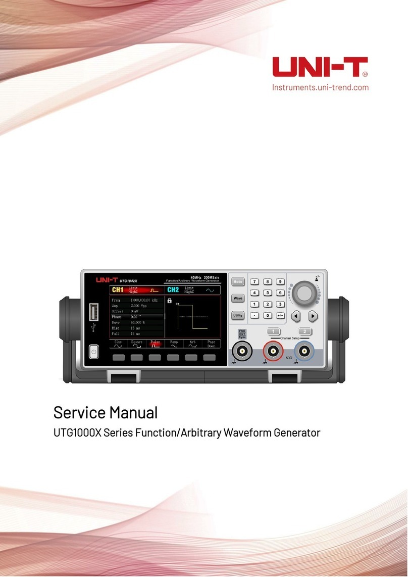 Unit UTG1000X Series User manual