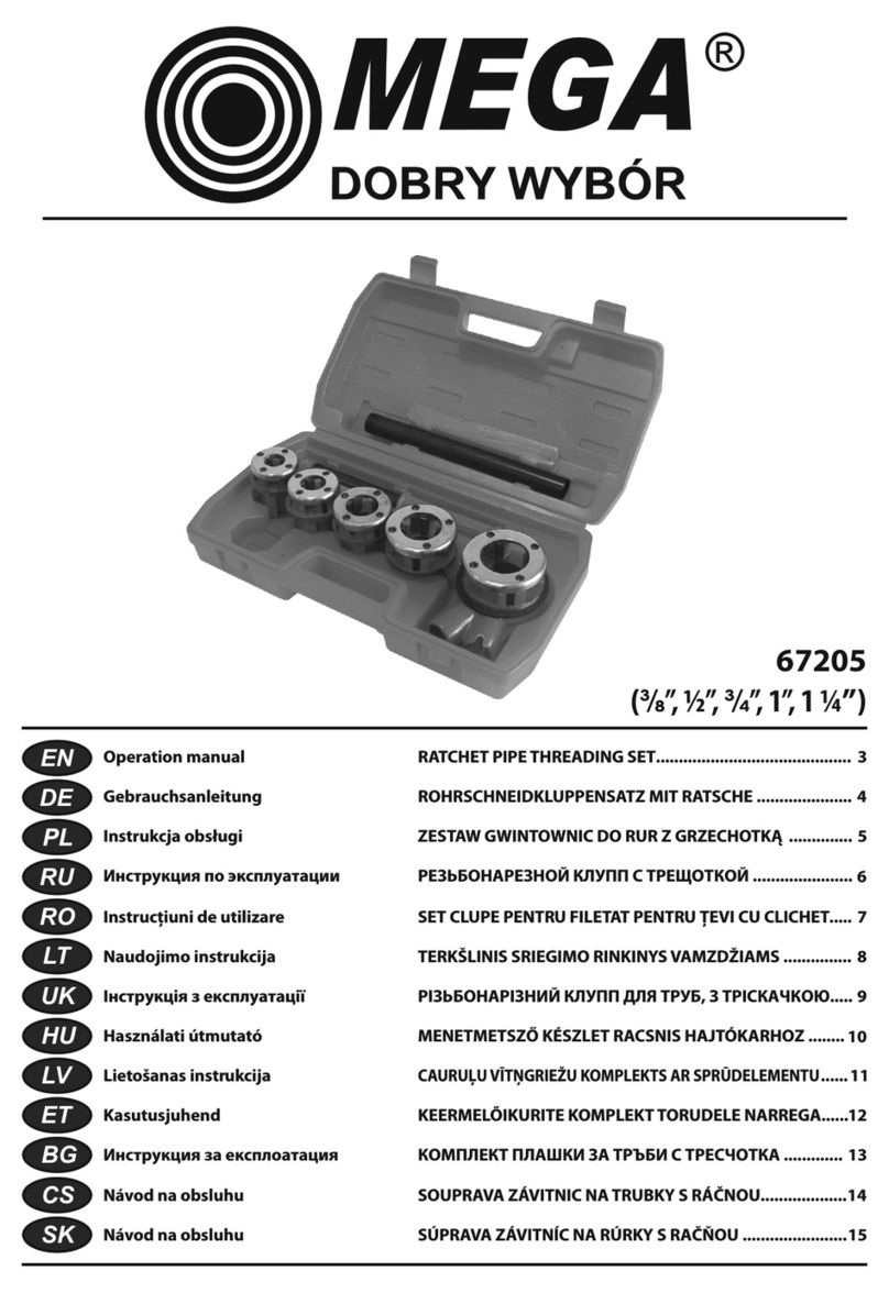 Mega 67205 Operation manual
